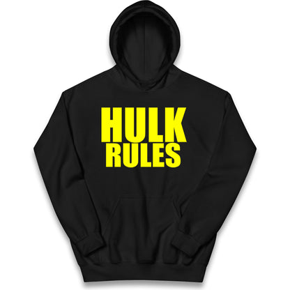 Hulk Rules Kids Hoodie