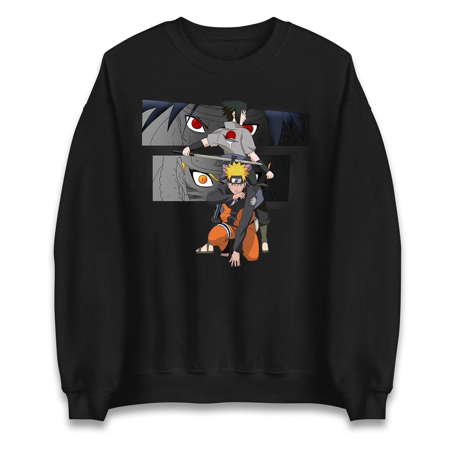 naruto and sasuke uchiha sweatshirt