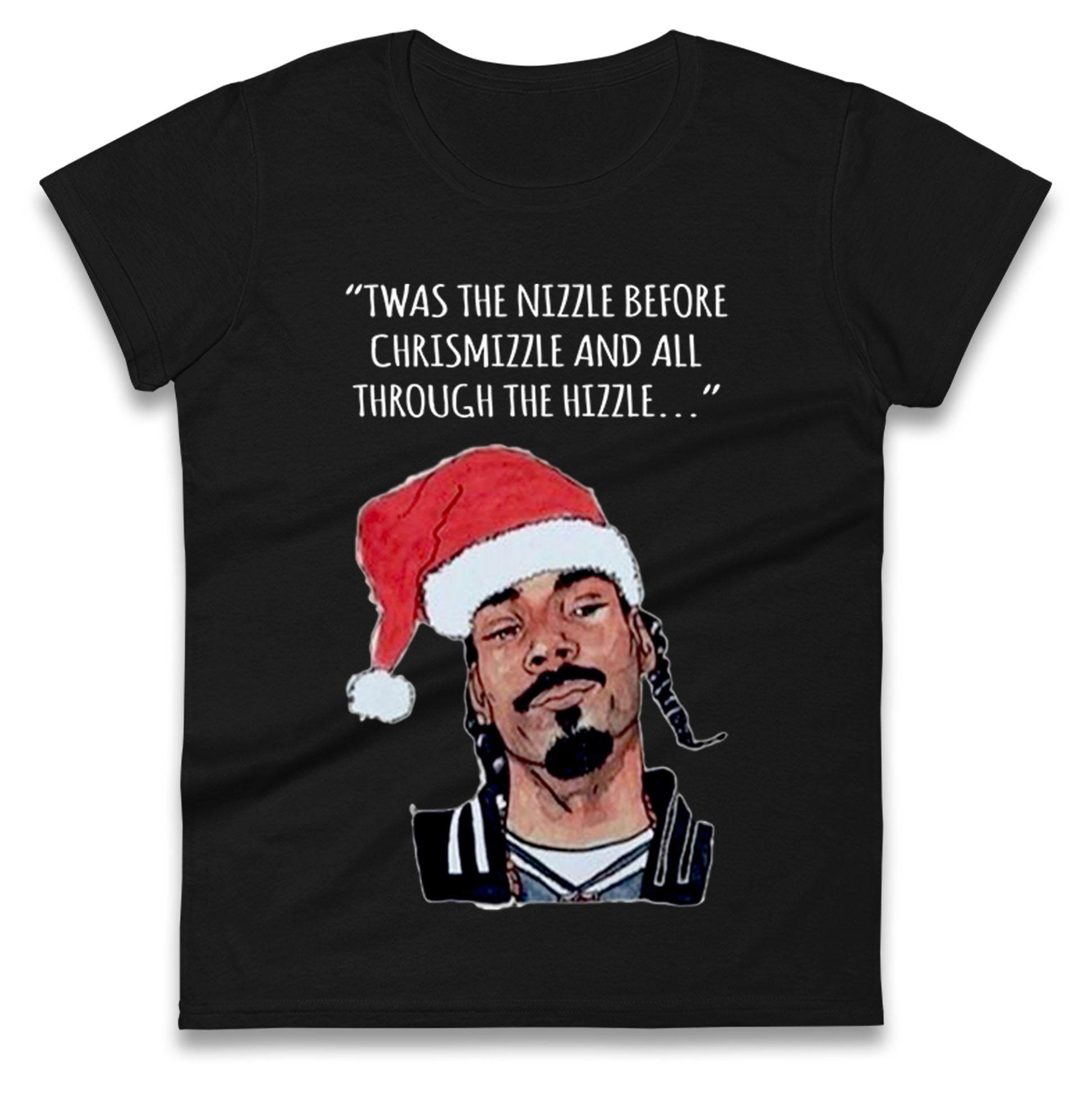 Santa Snoop Dogg Ladies T Shirt