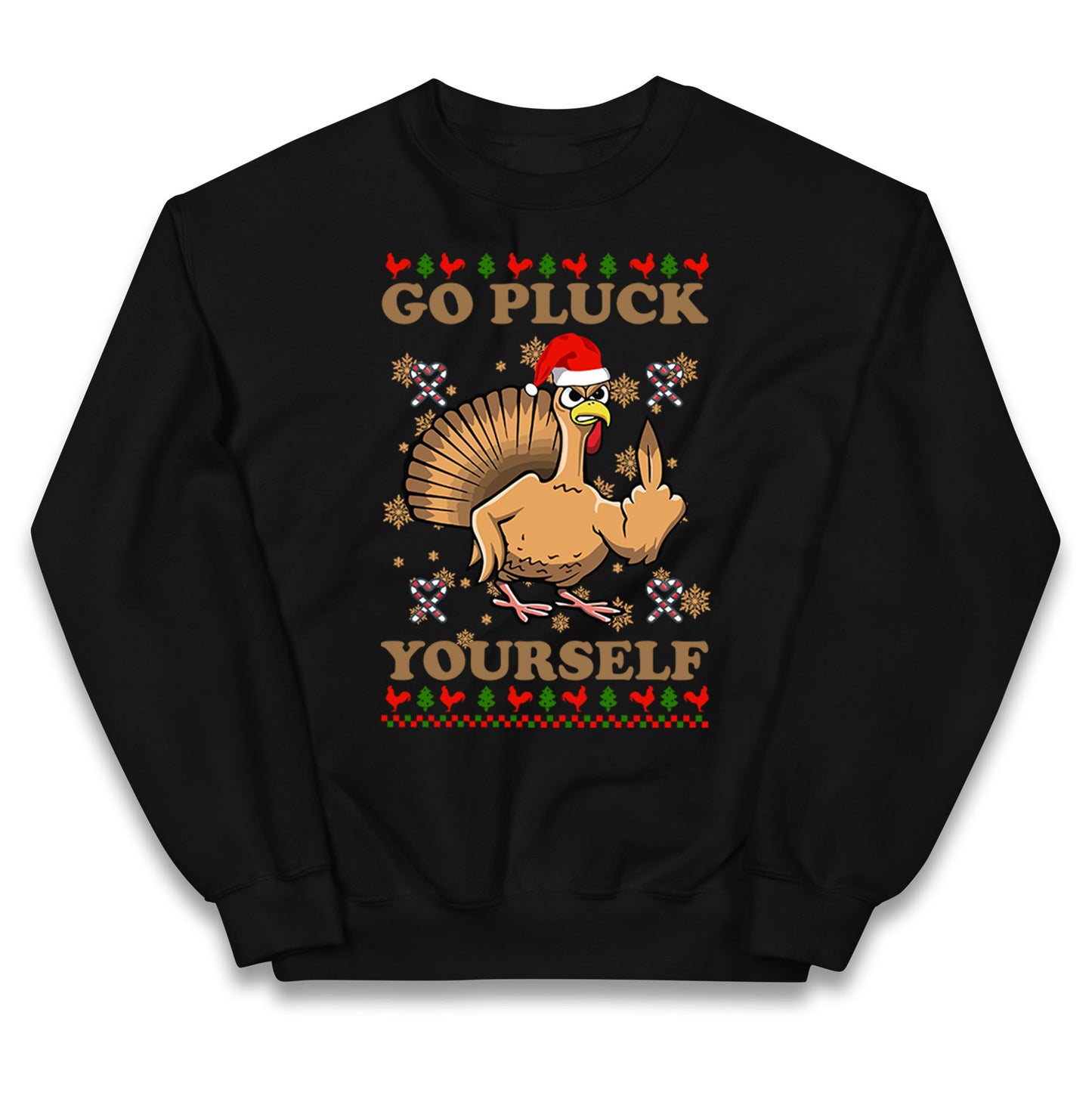 Christmas Go Pluck Yourself Funny Jumper