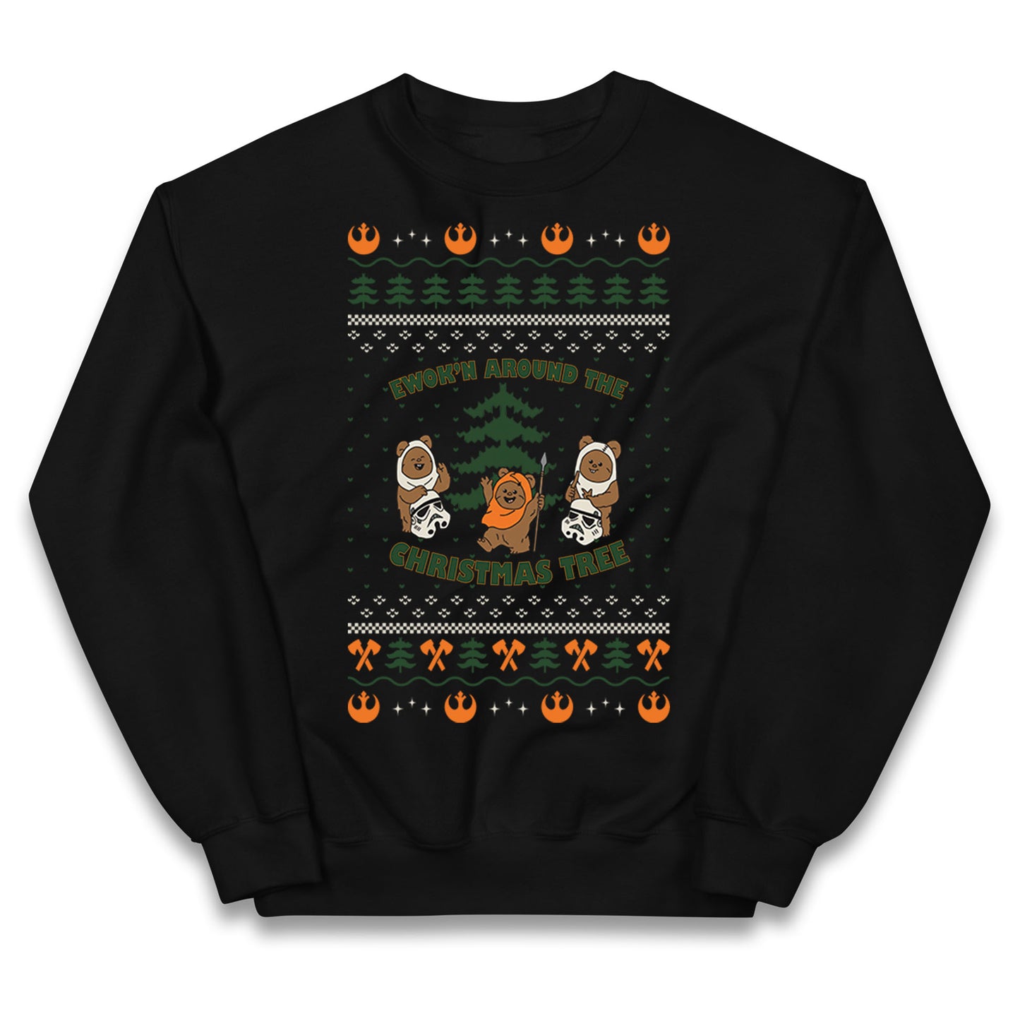 Star Wars Ewoks Christmas Kids Jumper