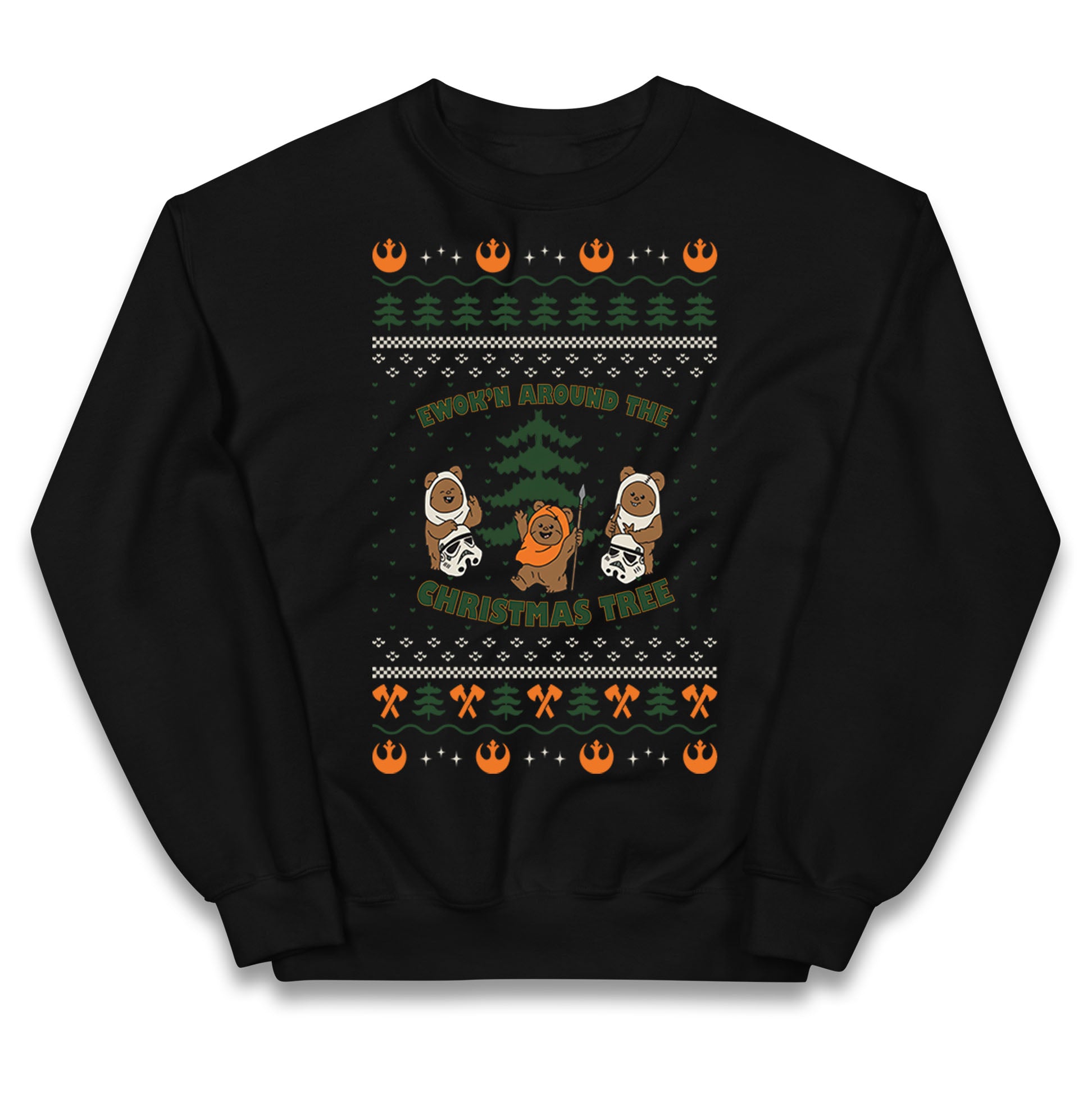 Star Wars Ewoks Christmas Kids Jumper