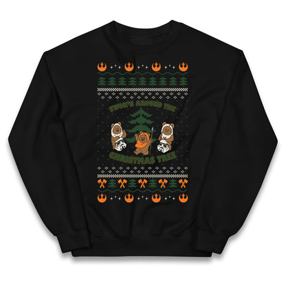 Star Wars Ewoks Christmas Kids Jumper
