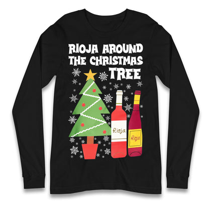 Rioja Wine Christmas Longsleeve T Shirt