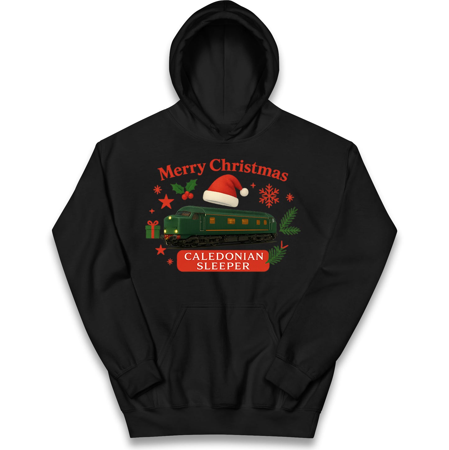 Caladonian Sleeper Christmas Kids Hoodie