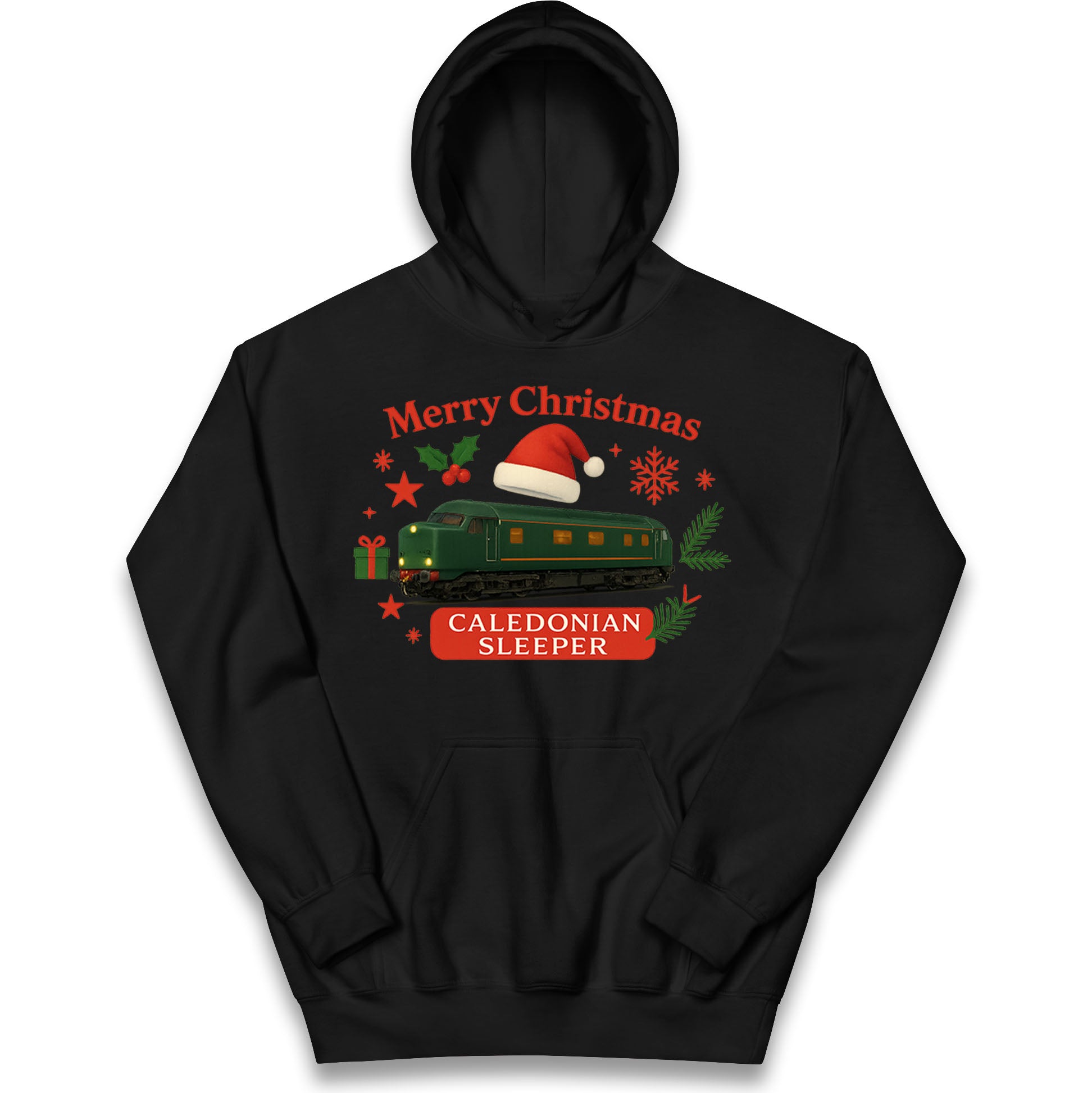 Caladonian Sleeper Christmas Kids Hoodie