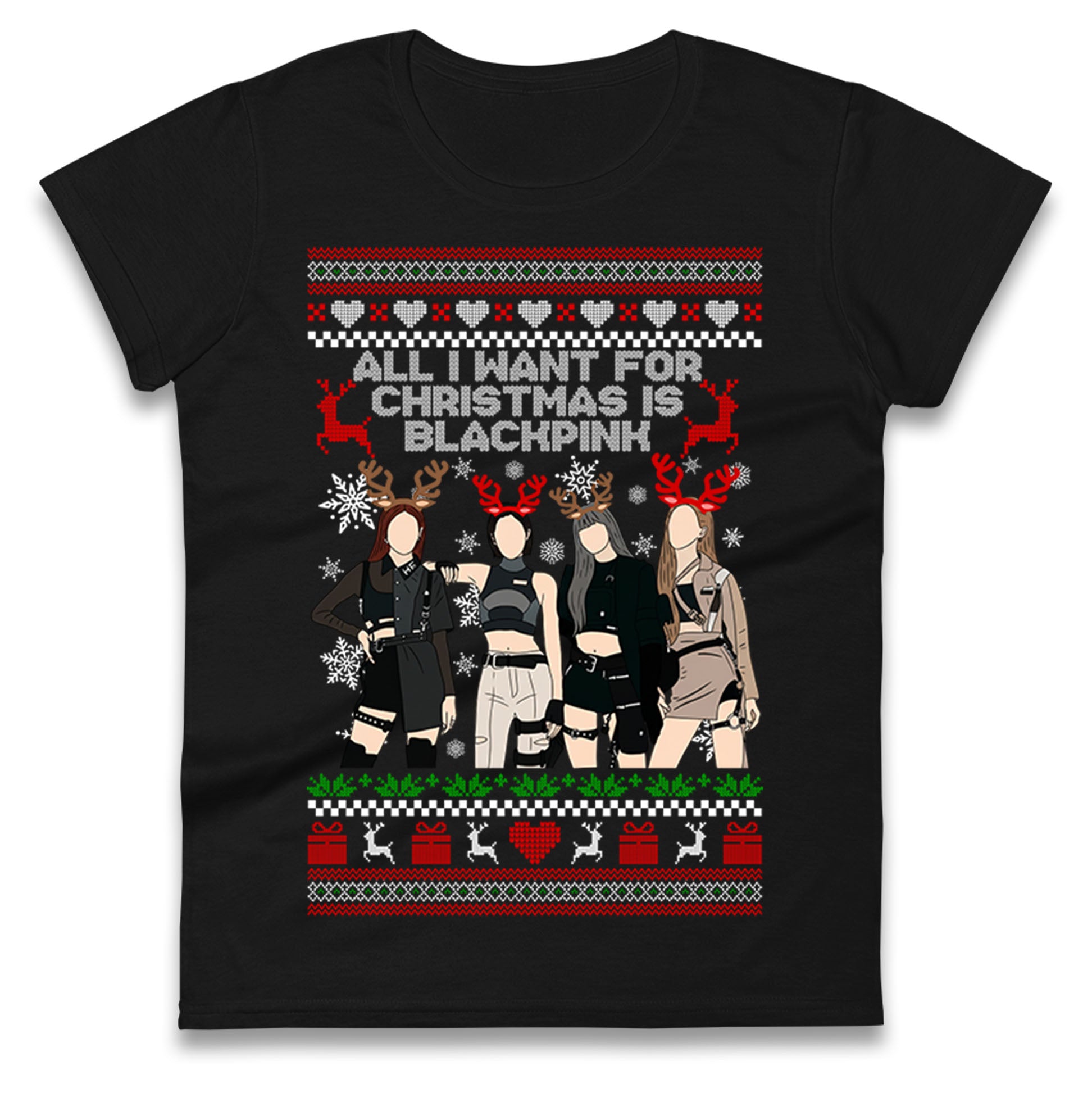 BlackPink Christmas Ladies T Shirt