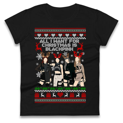 BlackPink Christmas Ladies T Shirt