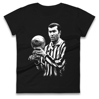 Zinedine Zidane Juventus Ladies T Shirt