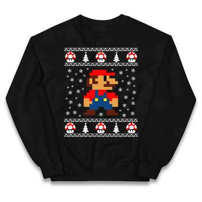 super mario christmas jumper