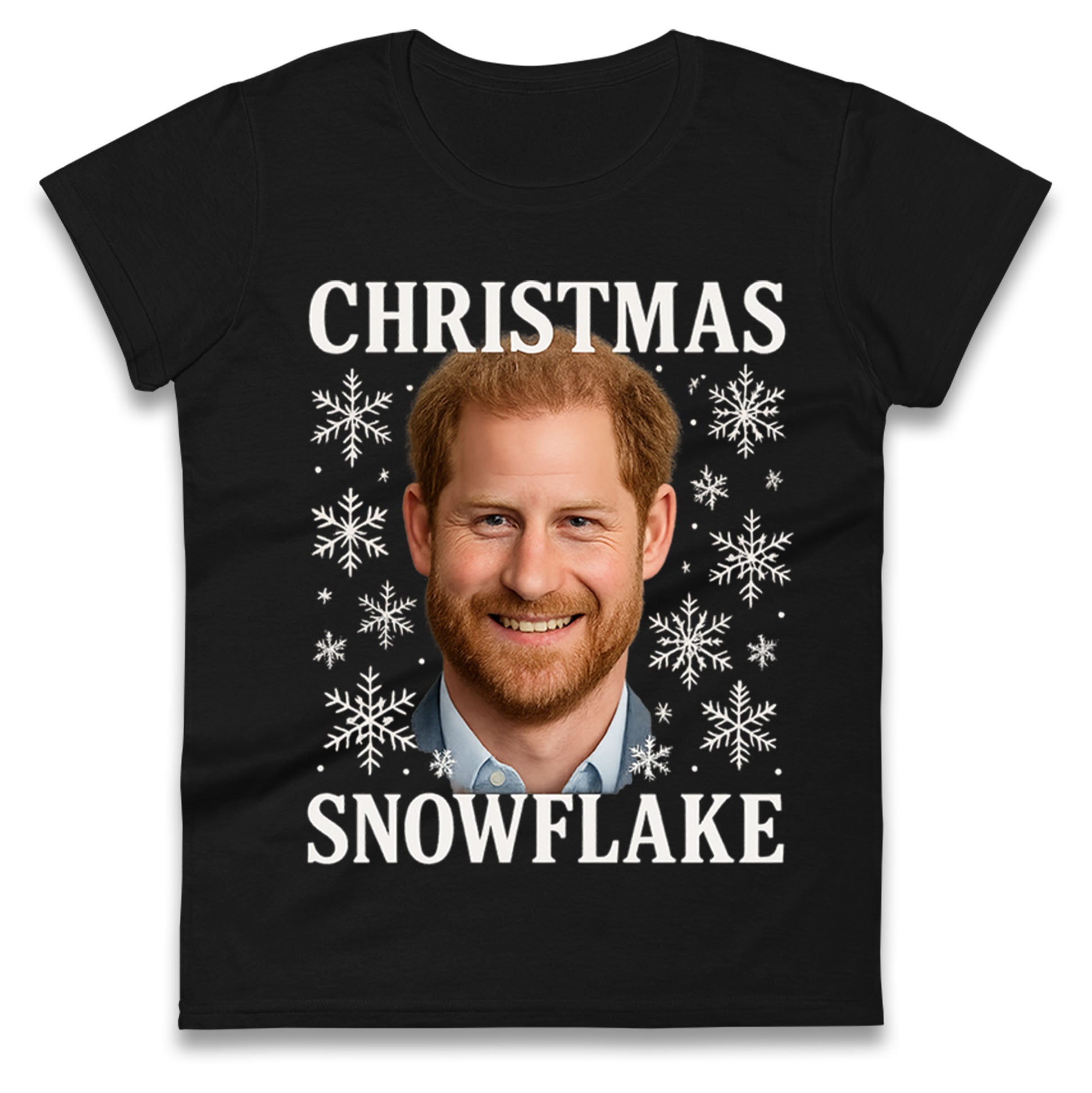 Prince Harry Xmas Ladies T Shirt