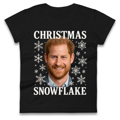 Prince Harry Xmas Ladies T Shirt