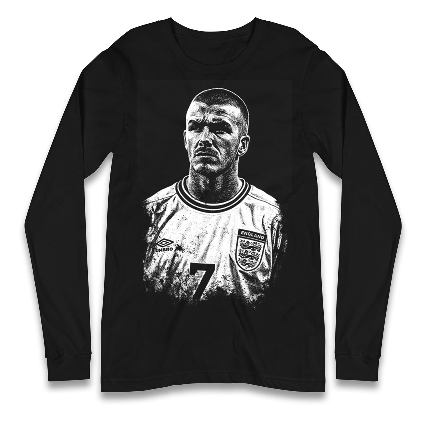 Bavid Beckham England Longsleeve T Shirt