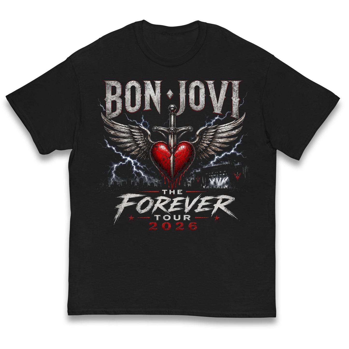 Bonjovi The Forever Tour 2026 Kids T Shirt