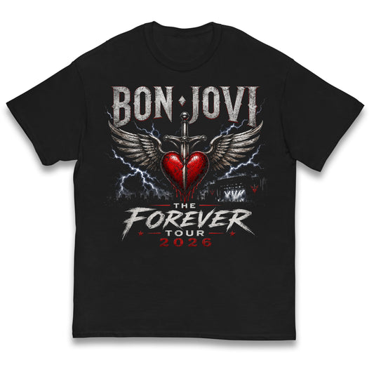 Bonjovi The Forever Tour 2026 Kids T Shirt