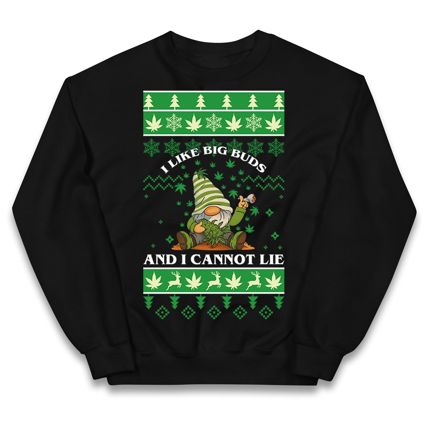 Cannabis Christmas Kids Jumper