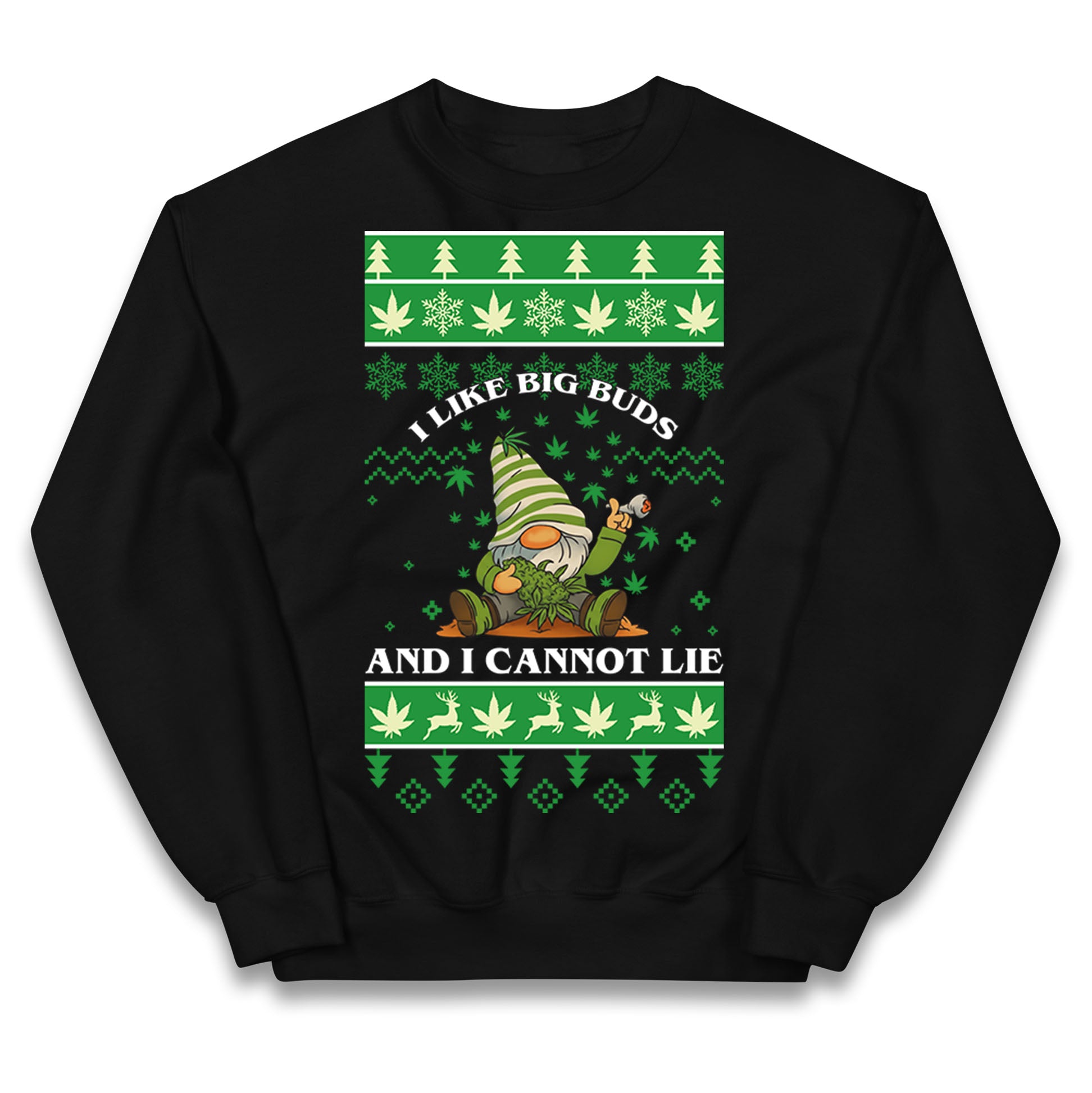 Cannabis Christmas Kids Jumper