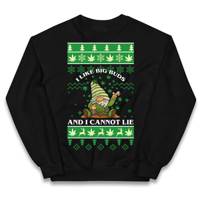 Cannabis Christmas Kids Jumper