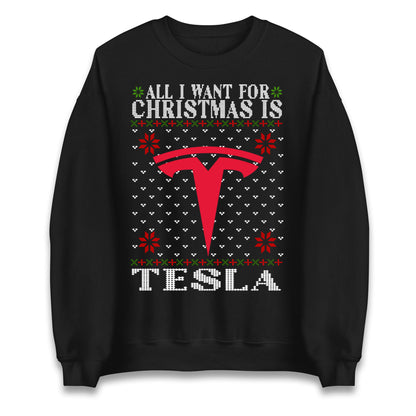 Tesla Christmas Jumper