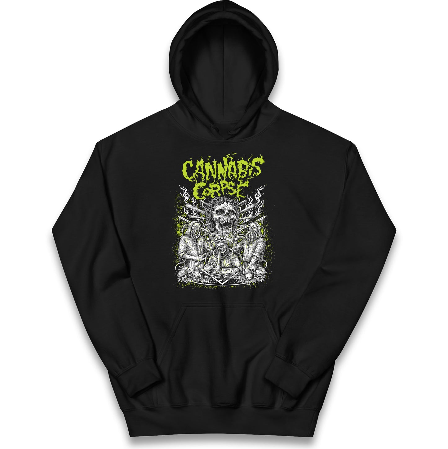 Cannabis Corpse Band Kids Hoodie