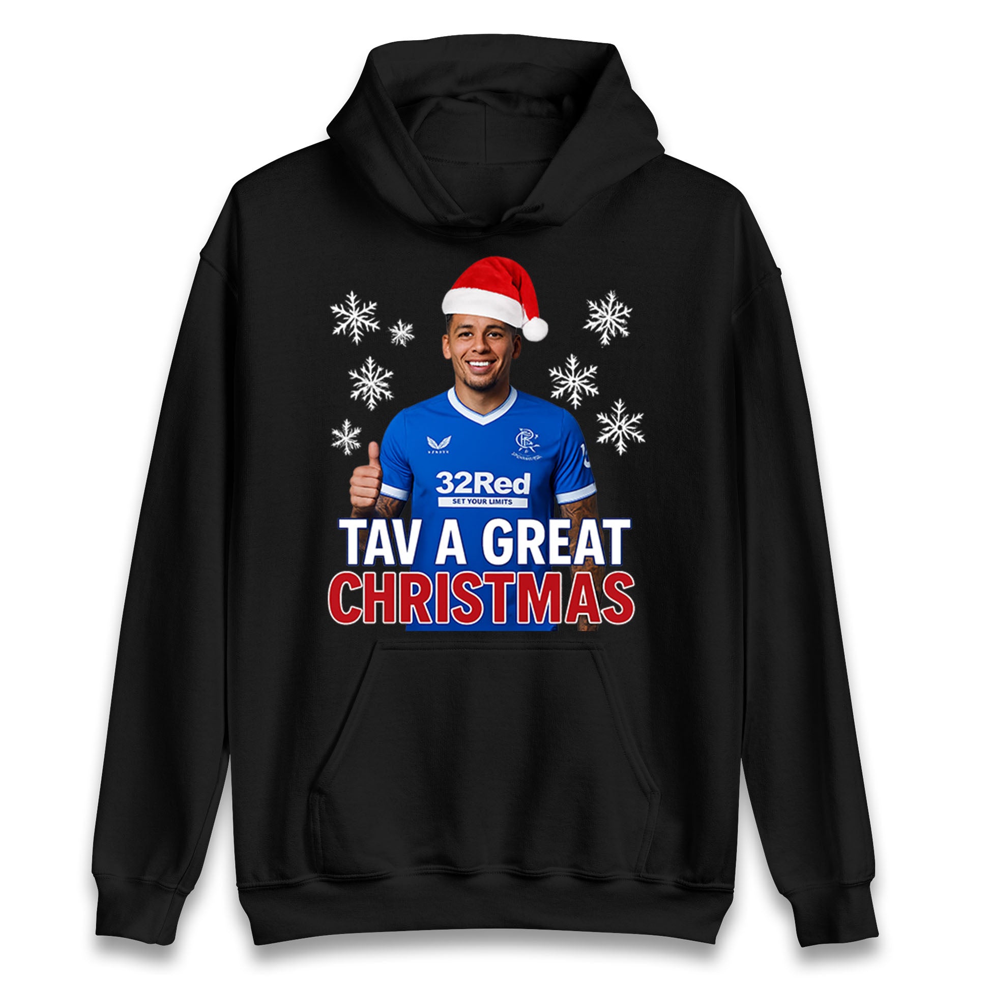 Tav a Great Christmas Rangers Hoodie