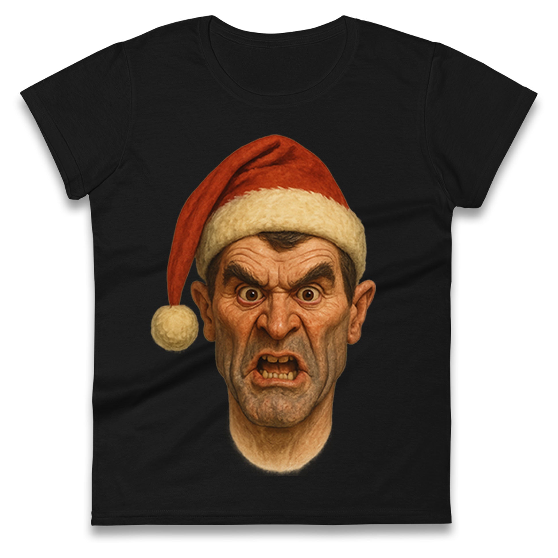 Roy Keane Xmas Ladies T Shirt
