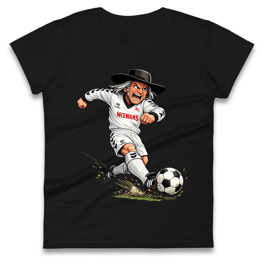 Classic Darlington Football Ladies T Shirt