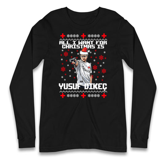 yusuf dikec christmas long sleeve t shirt