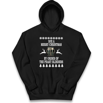 Peaky Blinders Christmas Kids Hoodie