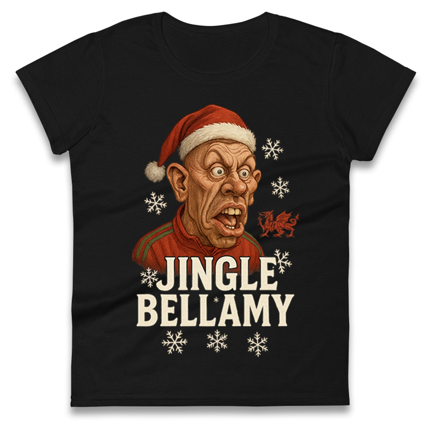 Craig Bellamy Christmas Ladies T Shirt