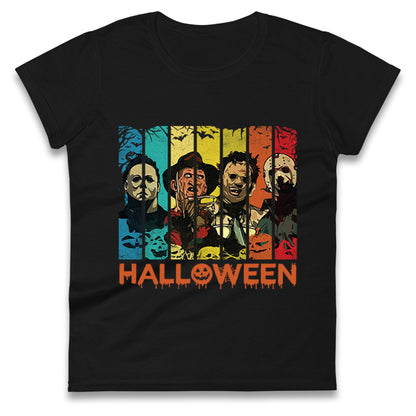 Vintage Villains Halloween Womens t shirts