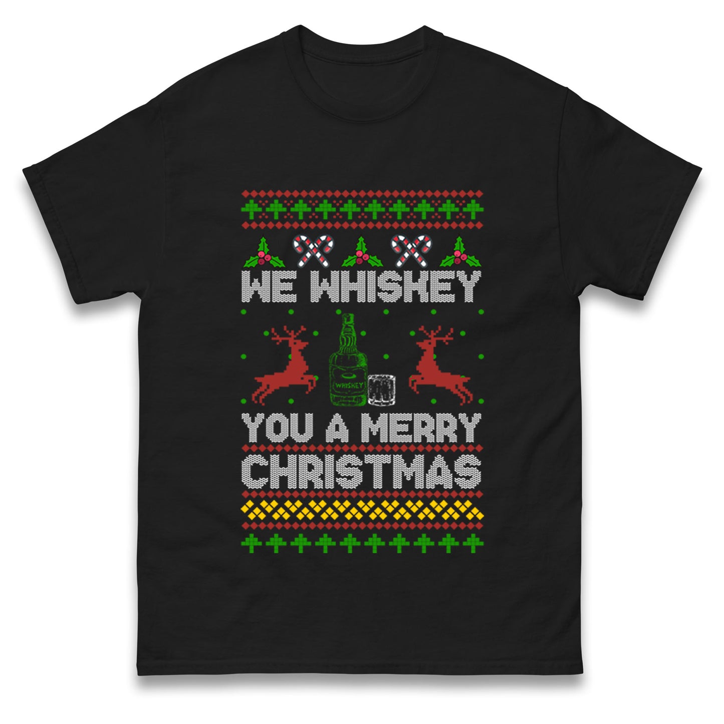 whisky Christmas T Shirt