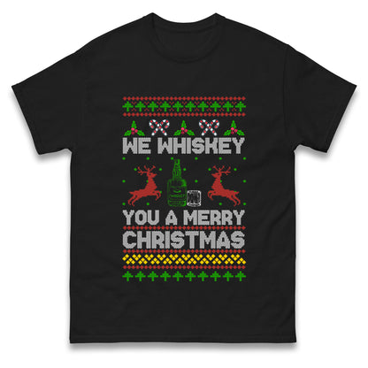 whisky Christmas T Shirt