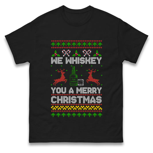 whisky Christmas T Shirt
