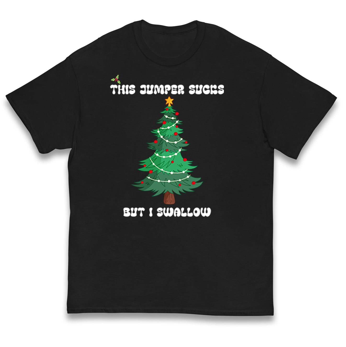 I swallow Christmas Kids T Shirt