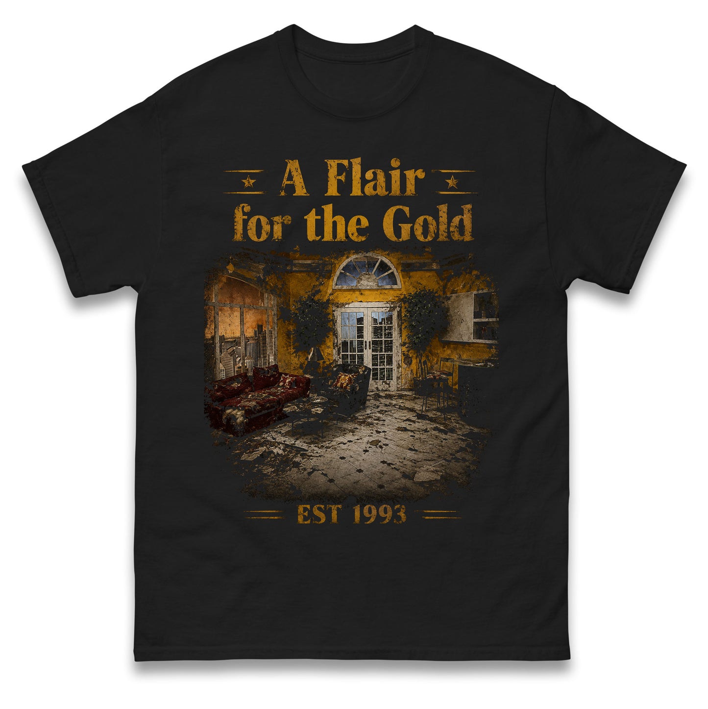 Ric Flair A Flair for The Gold Pro Wrestling WCW Oversized T Shirt 