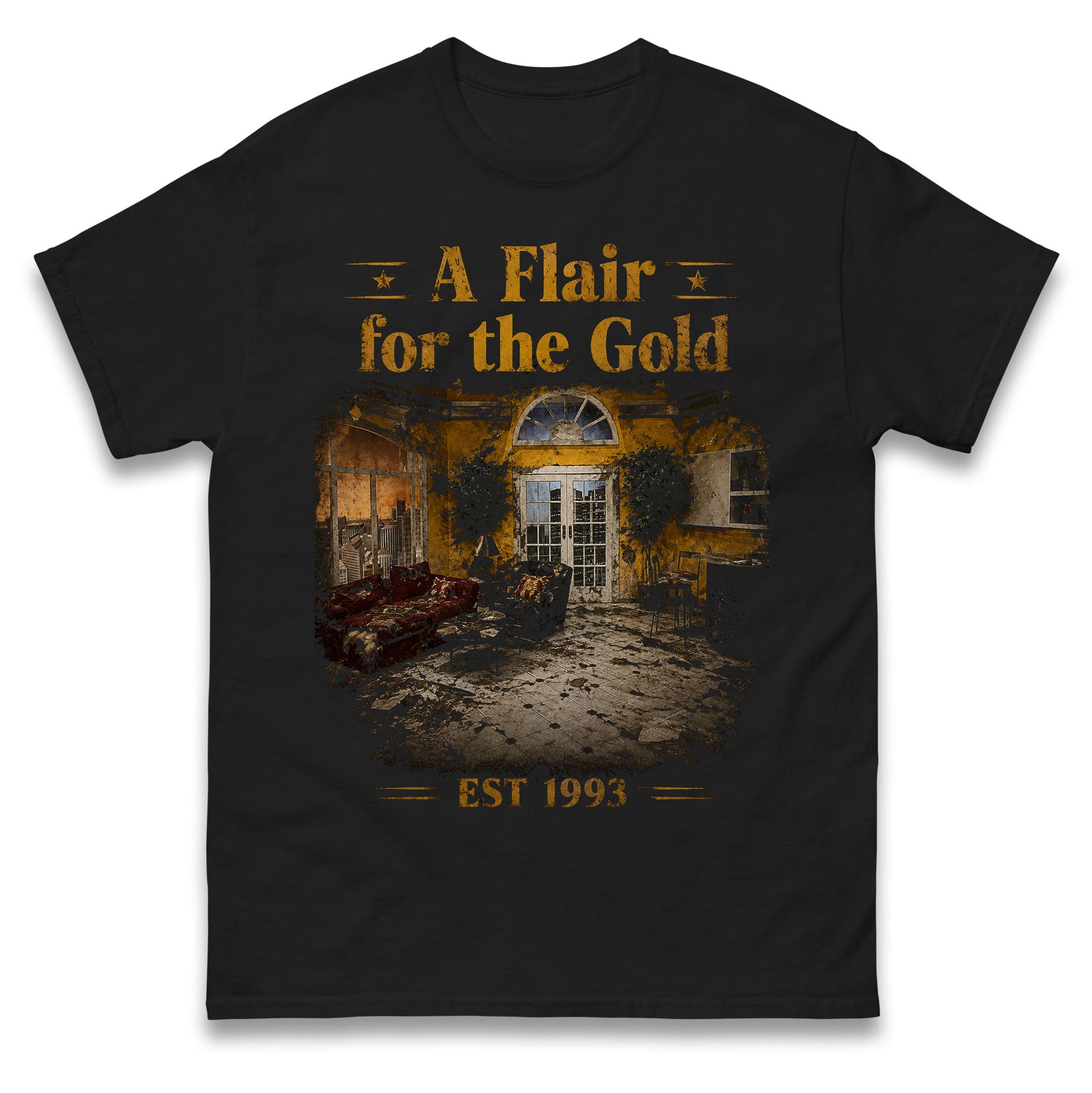 Ric Flair A Flair for The Gold Pro Wrestling WCW Oversized T Shirt 