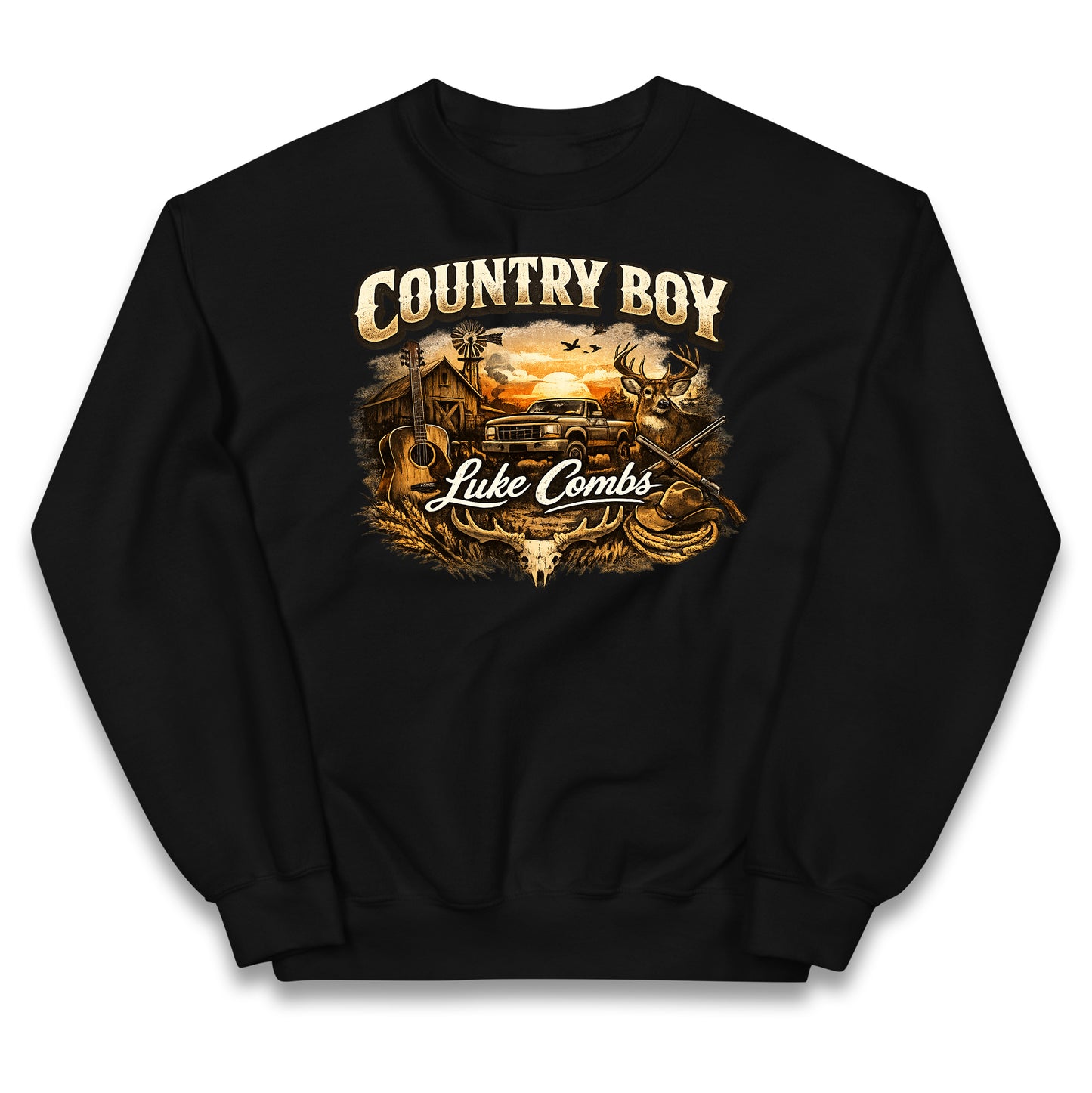 Luke Combs Country Music Kids Jumper