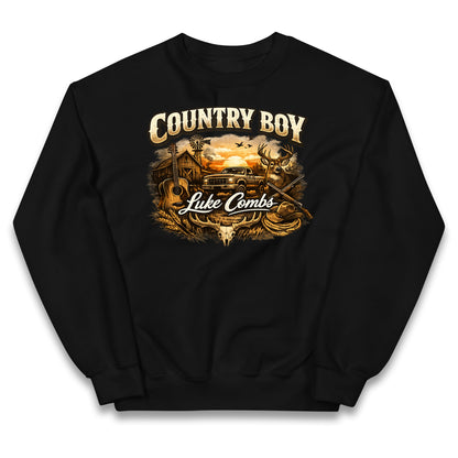 Luke Combs Country Music Kids Jumper