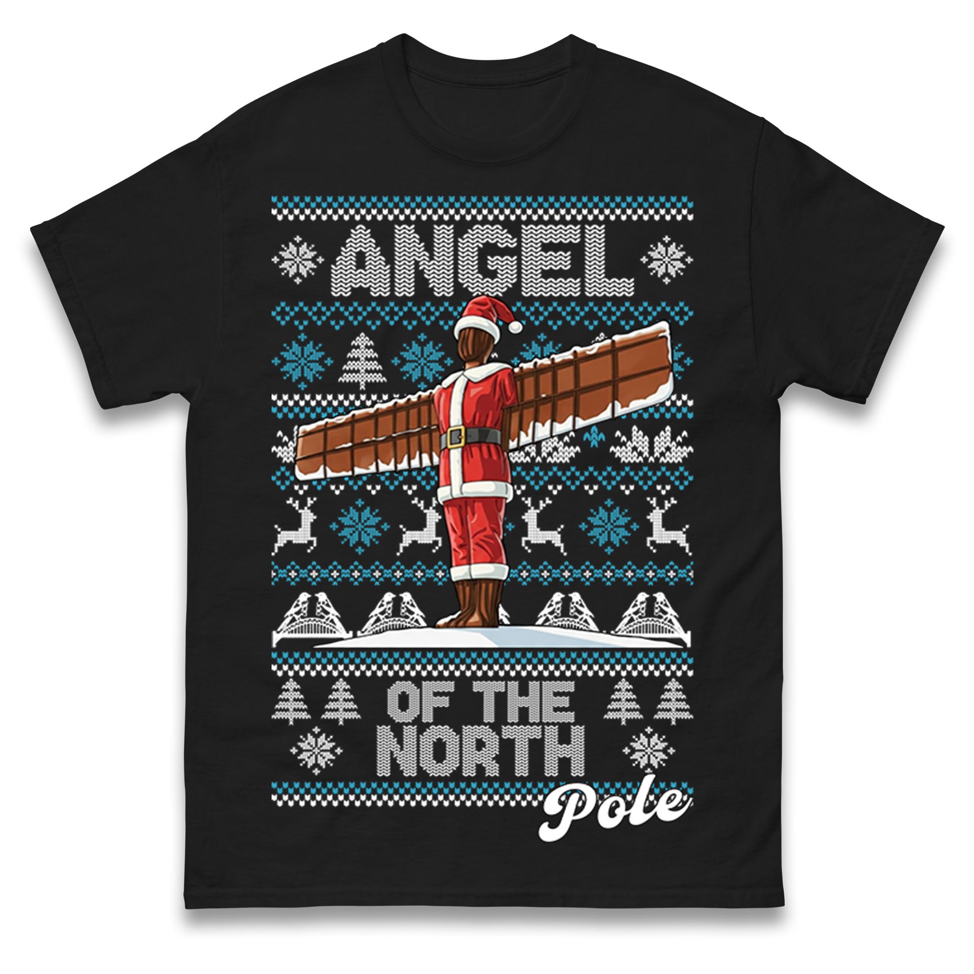 Angel Of The North Pole Christmas T Shirt