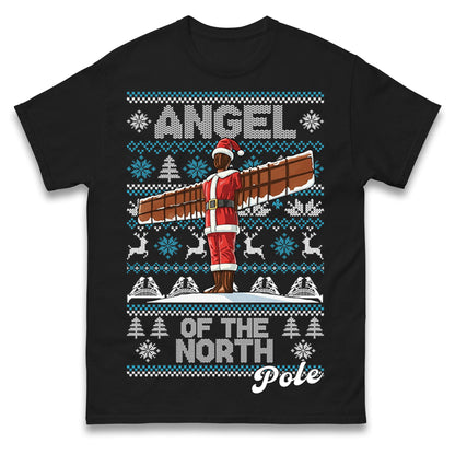 Angel Of The North Pole Christmas T Shirt