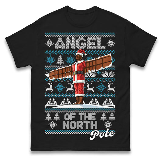 Angel Of The North Pole Christmas T Shirt