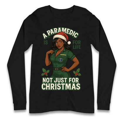 Paramedic Xmas Longsleeve T Shirt