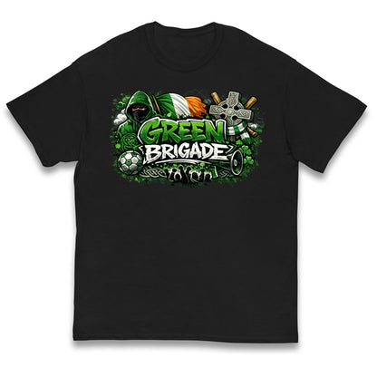 Celtic Green Brigade Football Kids T Shirt