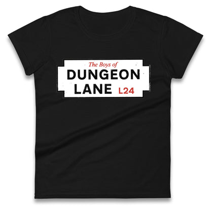 The Boys Of Dungeon Lane Ladies T Shirt
