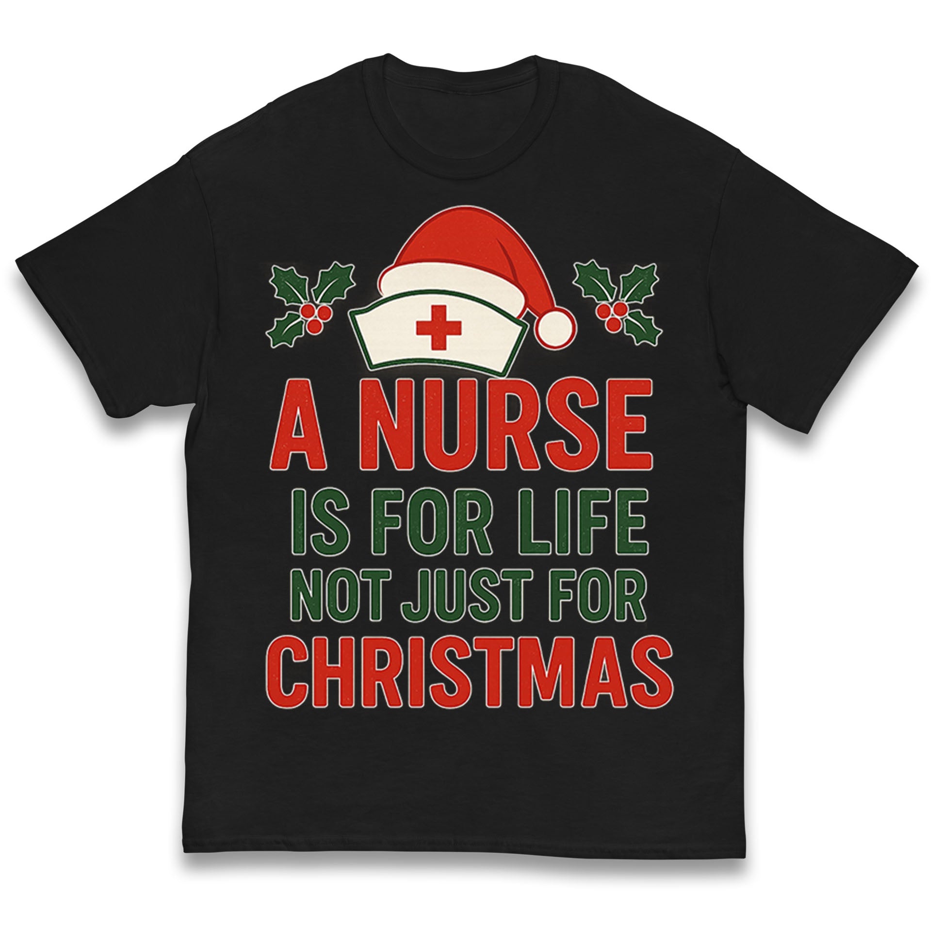 Nursing Christmas Kids T Shirt
