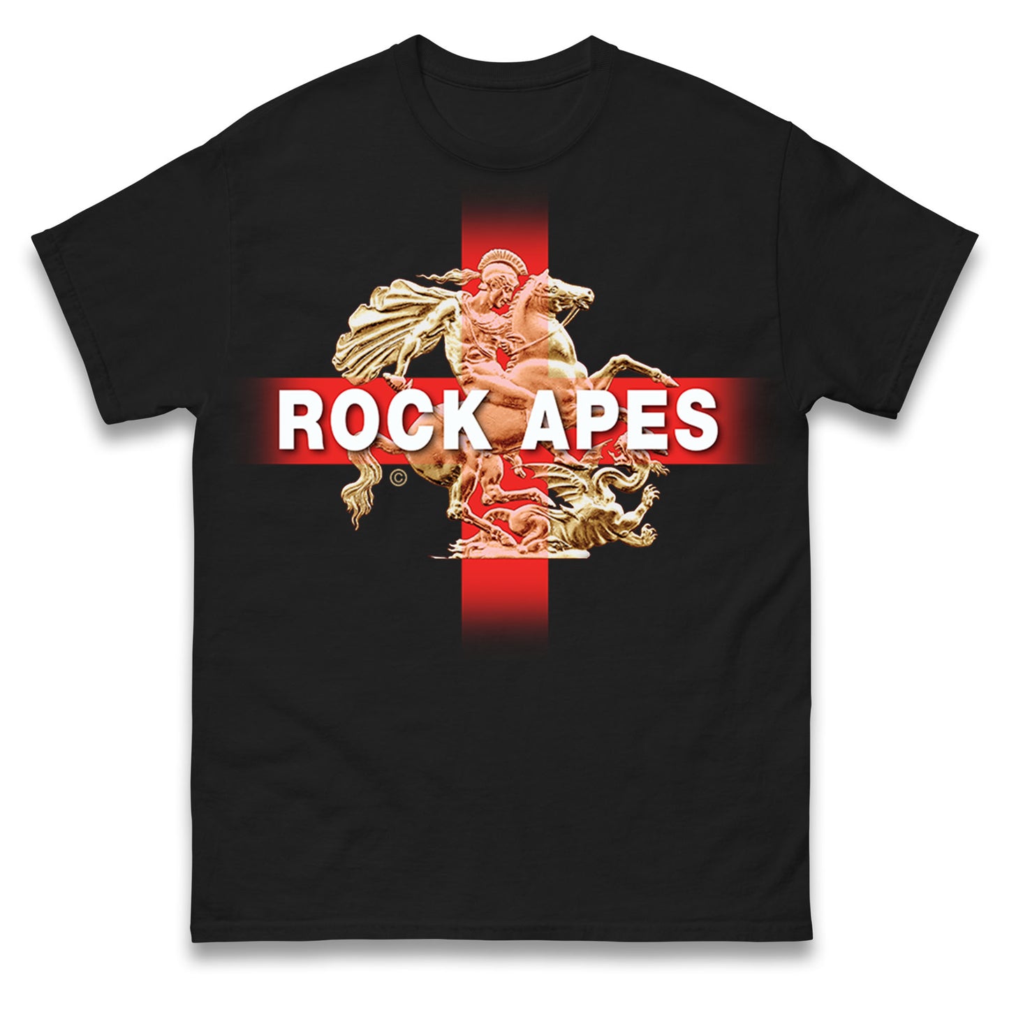 Rock Apes St George & The Dragon Mens Tee Top