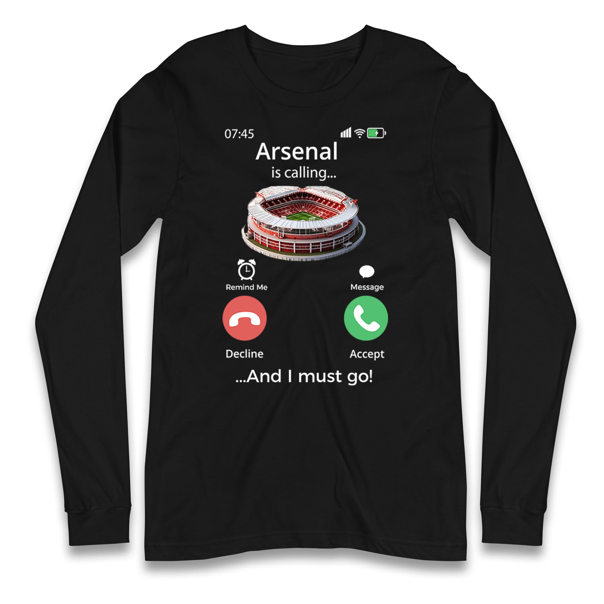arsenal long sleeve jersey