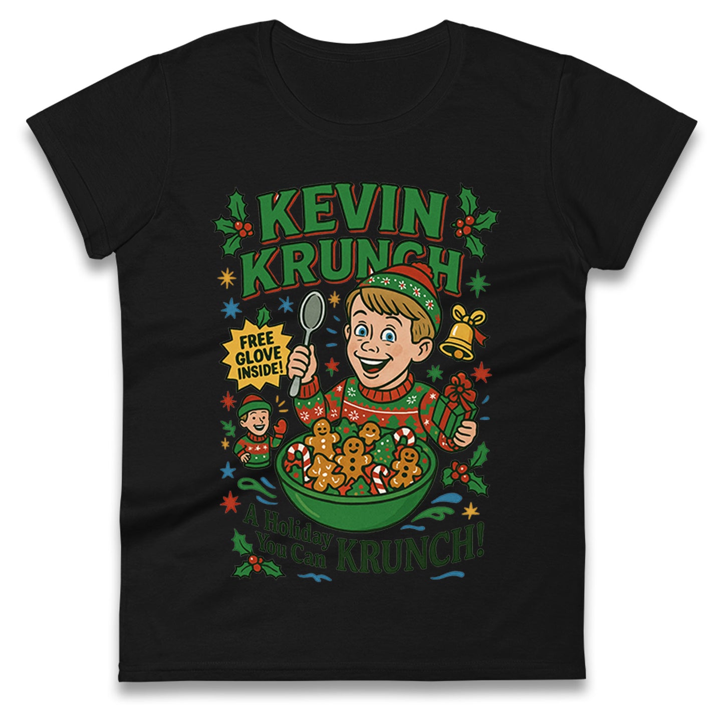 Kevin Home Alone Ladies T Shirt