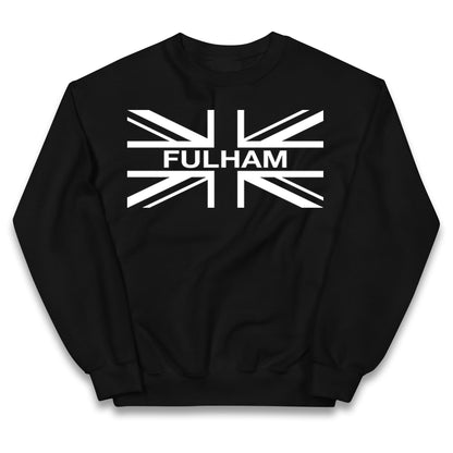Fulham Football Flag Kids Jumper